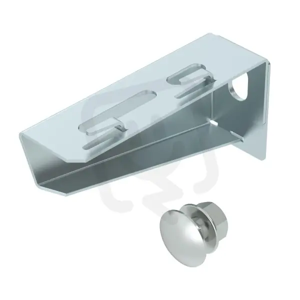 Nástěnný výložník OBO MWAG 12 11 FS pro mřížový žlab B110mm Ocel Časově Omezené