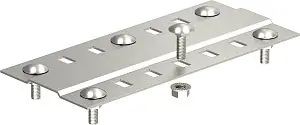 Akce OBO SSLB 100 A2 Spojovací lišta široká s přiloženými šrouby B100mm Nerez ocel