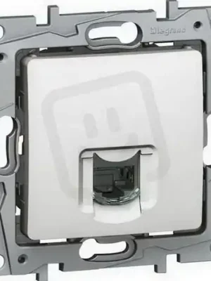 Vysoce Kvalitní NILOÉ DATOVÁ ZÁSUVKA RJ45 CAT.6 FTP BÍLÁ LEGRAND 664777