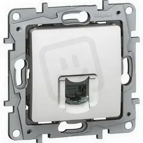 Vysoce Kvalitní NILOÉ DATOVÁ ZÁSUVKA RJ45 CAT.6 FTP BÍLÁ LEGRAND 664777