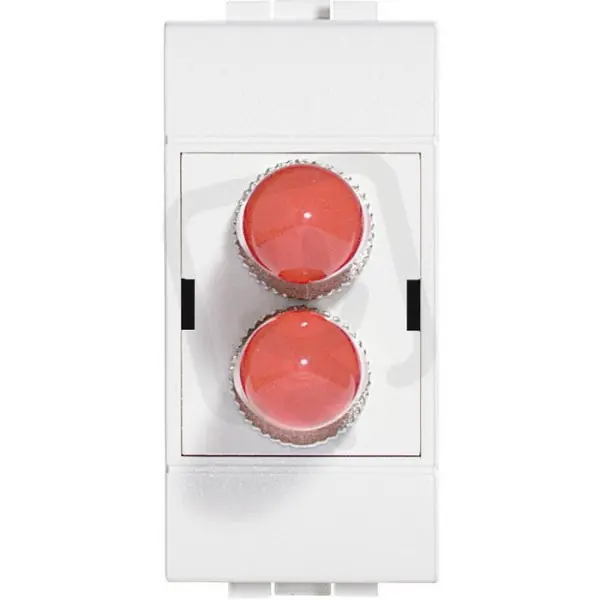 Finální Výprodej BTICINO LIVINGLIGHT OPTICKÁ ZÁSUVKA 2XST 1MODULOVÁ BÍLÁ N4268ST