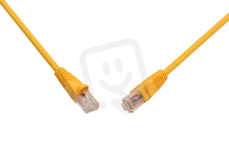 Hit Sezóny Patch kabel CAT5E UTP PVC 7m žlutý snag-proof SOLARIX 28341709