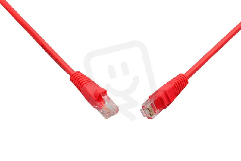 Akční Nabídka Patch kabel CAT6 UTP PVC 10m červený snag-proof SOLARIX 28661009