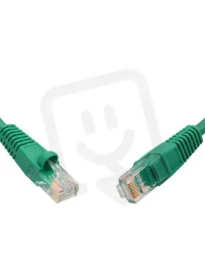 Patch kabel CAT6 UTP PVC 1m zelený snag-proof SOLARIX 28650109 Top Prodej