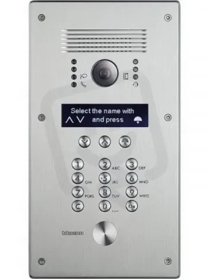 LINEA 300 - ANTIVANDAL INOX VIDEO PANEL S NUMERICKOU KLÁVESNICÍ BTICINO 308040 Zlevněný