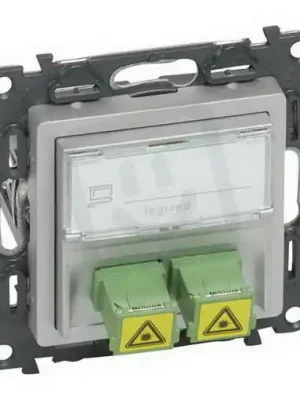 VALENA LIFE OPTICKÁ ZÁSUVKA 2X SC-APC HLINÍK LEGRAND 753330 Novinka