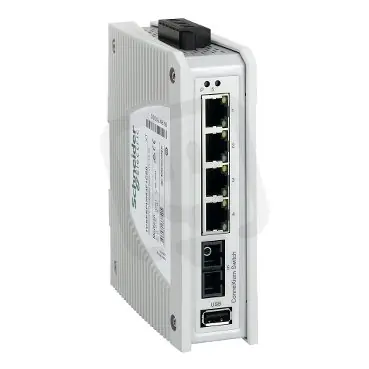 ConneXium Premium Unmanaged Switch 4TX/1FX-SM SCHNEIDER TCSESPU053F1CS0 Akční Nabídka