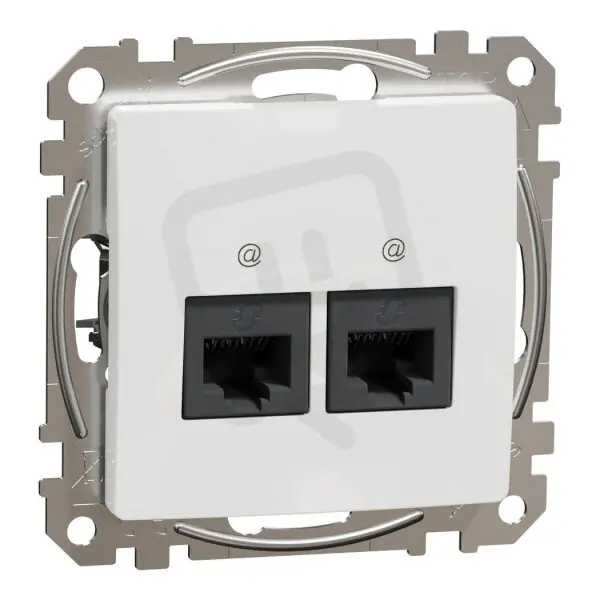 Sedna D/E Datová zásuvka 2xRJ45 kat. 6A UTP, Bílá SCHNEIDER SDD111467 Horká Nabídka