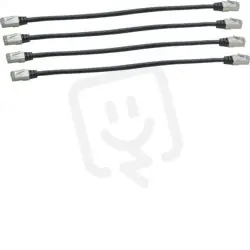 Originální Sada patch kabelů Cat.6, RJ45 délka 300 mm (4ks) HAGER TN733