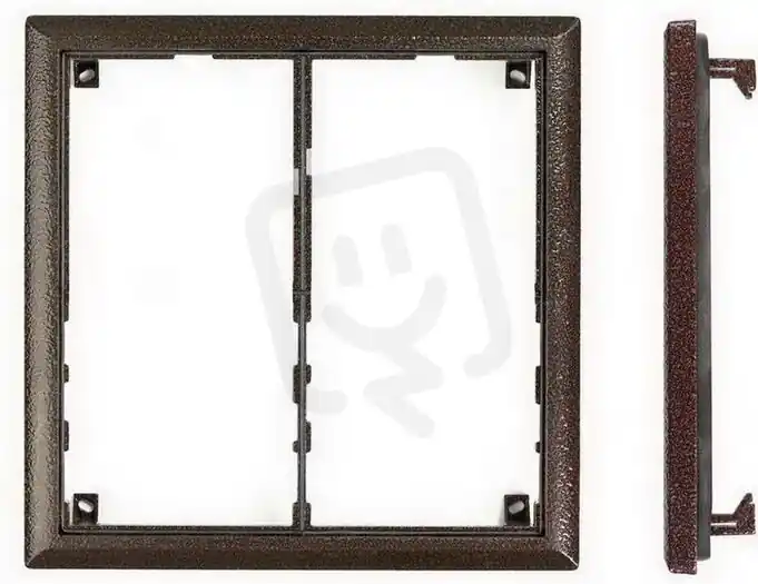 Akční Nabídka Tesla Stropkov 4FF 127 15.1 Rám KARAT pro 4 modulový jmenovník (antika měděná)