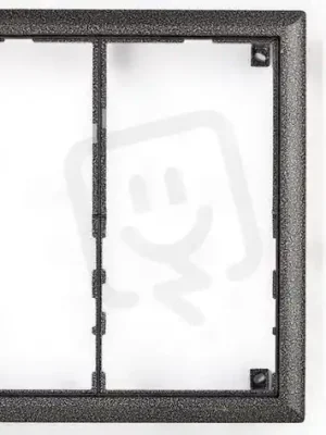 Novinka Tesla Stropkov 4FF 127 15.2 Rám KARAT pro 4 modulový jmenovník (antika stříbrná)