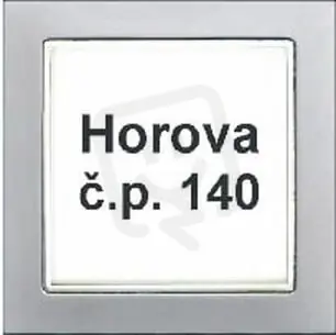 Horká Nabídka Tesla Stropkov 4FN 230 89.5 Modul popisný KARAT 4+n s podsvitem (nerez INOX)
