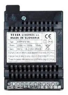 Akční Nabídka Tesla Stropkov 4FP 672 60 Síťový zdroj 12V stř./1,2A (pro UDV KARAT)