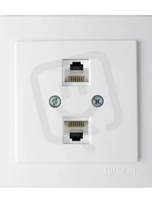 ELITE - Dvojitá datová zásuvka 8PIN - bílá SEZ-CZ ZEDDT8-B Nejlepší Cena