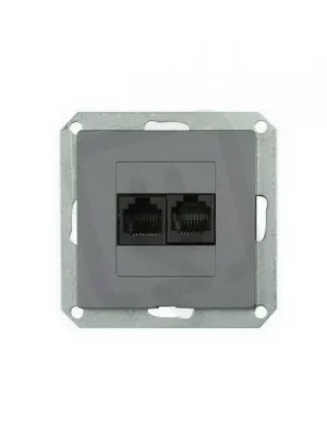 Zásuvka komunikační 2x8 pin PREMIUM 2 PC M-G GREENLUX GXKP450 Bezpečná Platba