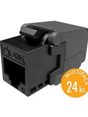 Nízká Cena Keystone CAT6 UTP RJ45 černý samořezný (balení 24 kusů) SOLARIX 25286811