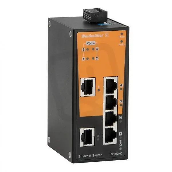 Síťový spínač IE-SW-BL06T-2TX-4POE WEIDMÜLLER 1286920000 Akce