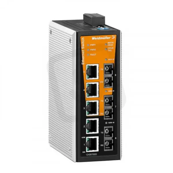 Oblíbený Síťový spínač IE-SW-VL08MT-5TX-1SC-2SCS WEIDMÜLLER 1345240000