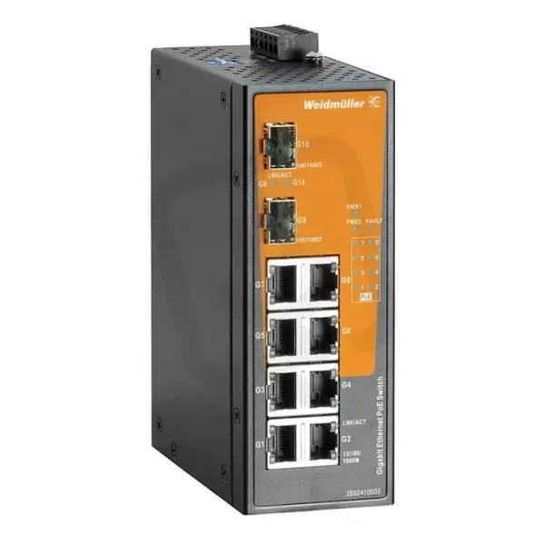 Cenová Bomba PoE přepínač IE-SW-EL10-8GTPOE-2GESFP WEIDMÜLLER 2682410000