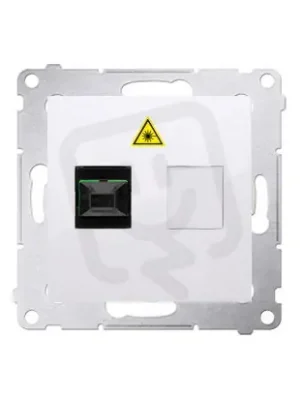 Super Cena Světlovodná/optická zásuvka samostatná SC/APC bílá KONTAKT SIMON DGS1.01/11