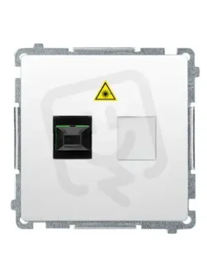 Cenová Bomba Světlovodná/optická zásuvka samostatná SC/APC bílá KONTAKT SIMON BMGS1.01/11