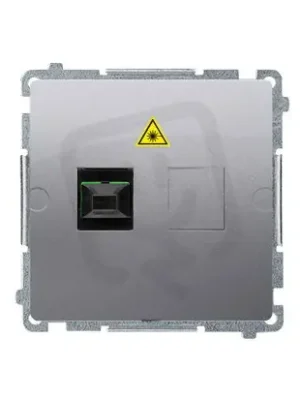 Sezónní Sleva Světlovodná/optická zásuvka samostatná SC/APC Inox KONTAKT SIMON BMGS1.01/21