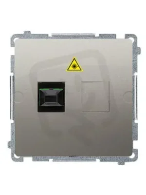 Světlovodná/optická zásuvka samostatná SC/APC Satén KONTAKT SIMON BMGS1.01/29 Originální