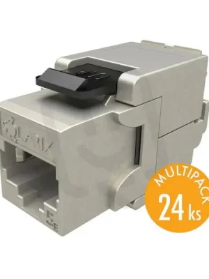 Keystone CAT5E STP RJ45 černý samořezný (balení 24 kusů) SOLARIX 25286712 Nakupujte Hned