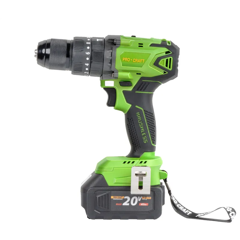 Aku vrtací šroubovák s příklepem Procraft PA18BL PA18BL Akce