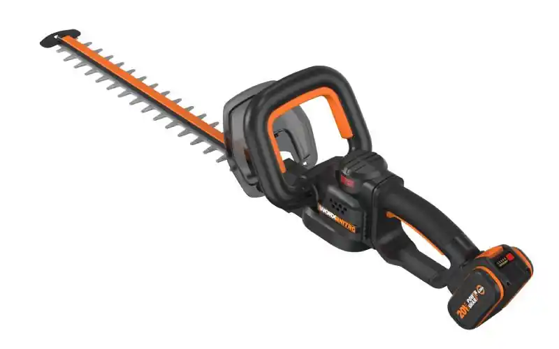 Finální Výprodej WG263E – Aku plotostřih 20V, 56cm, 1*4Ah – Powershare