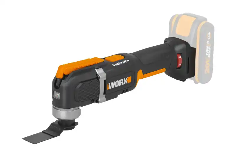 Nejlepší Volba WX696.9 – Aku multifunkční oscilační bruska 20V Sonicrafter – bez akumulátoru – Powershare