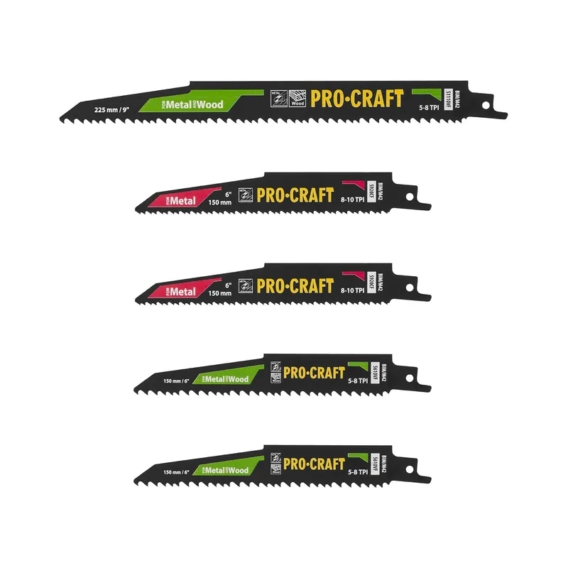 Sada pilových plátků do pily ocasky Procraft SB5 SB5 Levný