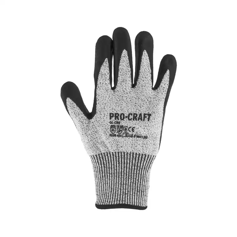 Sleva Pracovní rukavice nitrilové odolné proti proříznutí, L Procraft GL-CN9 GL-CN9