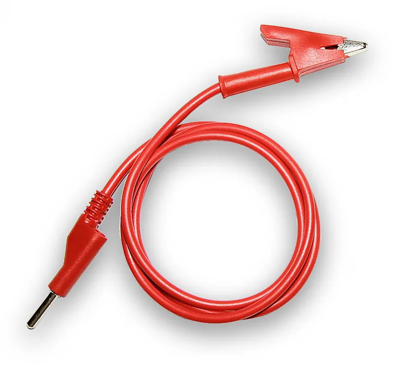 Hit Sezóny Kabel k laboratorním zdrojům 50cm červený