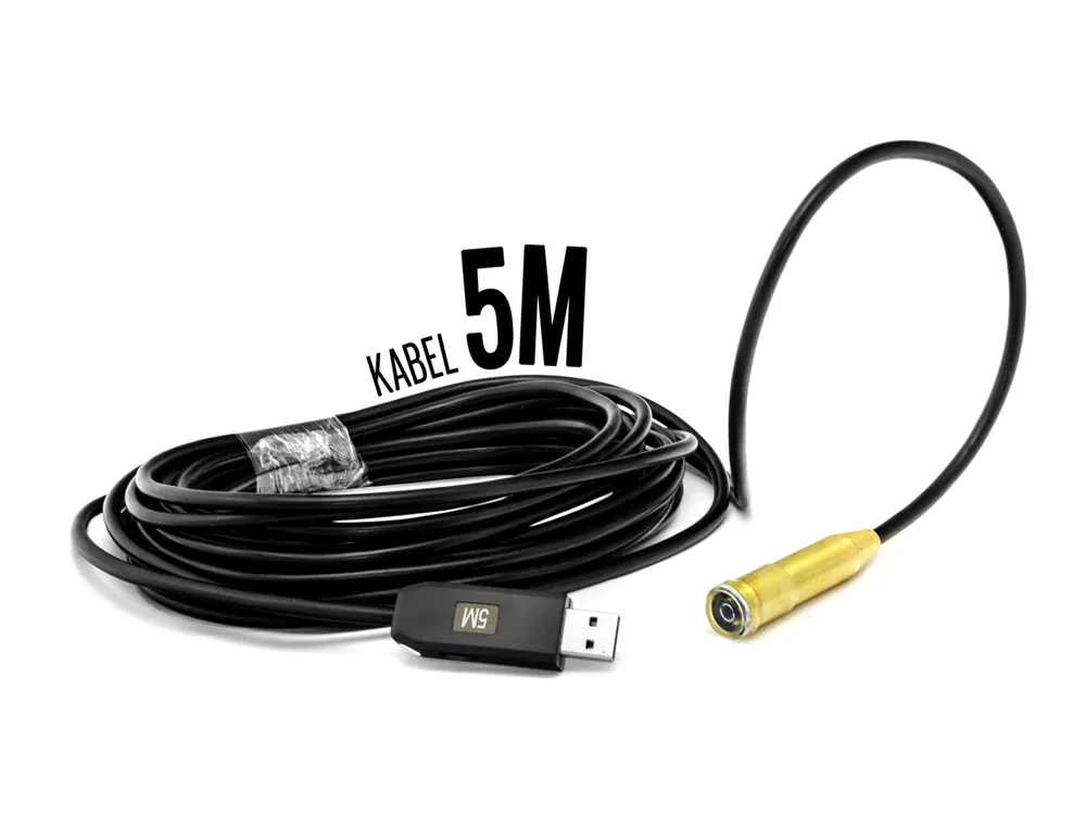 Inspekční vodotěsná kamera USB provedení 5m Vrácení Zdarma