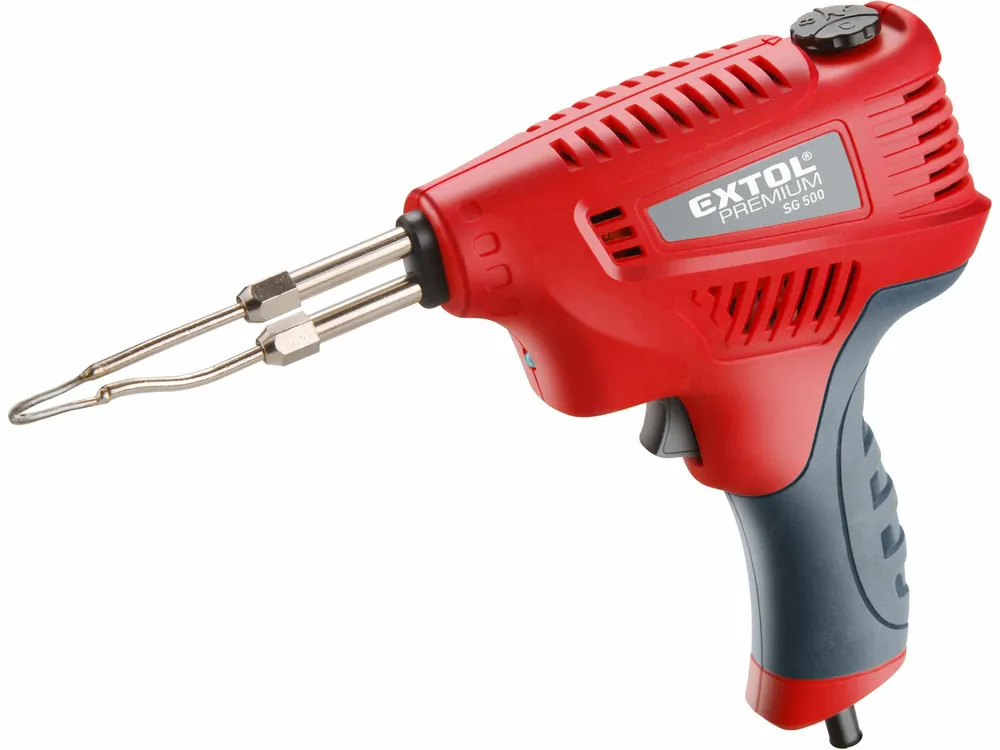 Pistole pájecí s regulací teploty, transformátorová, 200W EXTOL-PREMIUM Nejlepší Volba