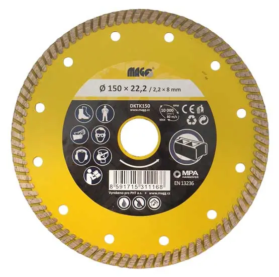 Magg DKTK150 Diamantový kotouč TURBO SPEED 150x22,2mm Odeslání Ihned