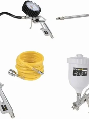 PowerPlus POWAIR0020 kompresorový pneumatický set 5-dílný Bezpečná Platba