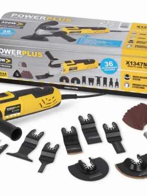 Finální Výprodej PowerPlus POWX1347MC Multifunkční stroj / oscilační bruska 300 W