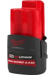 Výhodná Nabídka MILWAUKEE M12 HB2.5 Akumulátor HIGH OUTPUT 2.5 Ah, 12V originální - 4932480164