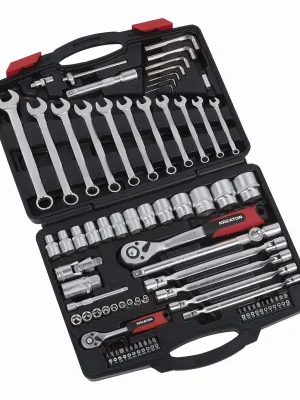 Výhodná Nabídka KREATOR KRT500121 77-dílná gola sada 1/2" , 1/4" v kufru