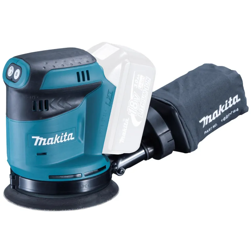 Vysoce Kvalitní MAKITA DBO180Z Aku excentrická bruska 18V (bez aku)