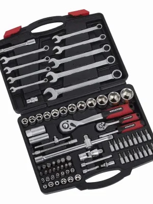 Horká Nabídka KREATOR KRT500120 80-ti dílná gola sada 1/2" , 1/4" v kufru