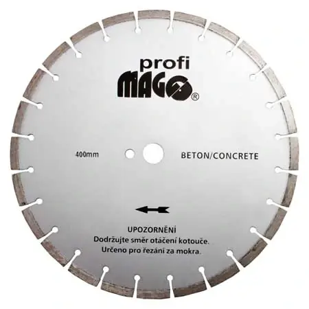 Magg DKSB400 diamantový kotouč 400x3,6x25,4 mm segmentový na beton Tovární Cena