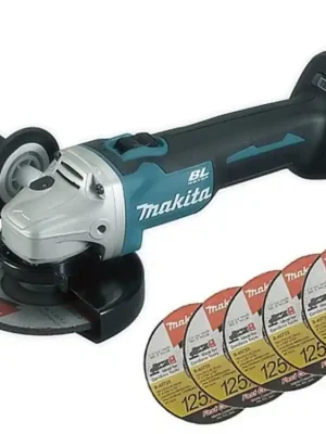 Akce MAKITA DGA504ZX1 Aku úhlová bruska 18V (bez aku) + příslušenství