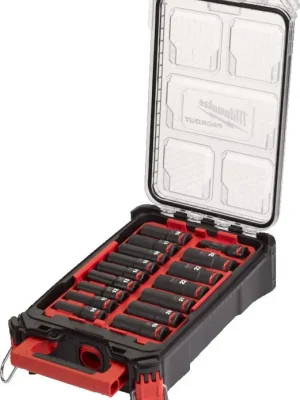 Nízká Cena MILWAUKEE SADA PRŮMYSLOVÝCH HLAVIC 1/2" V ORGANIZÉRU PACKOUT - 4932480943