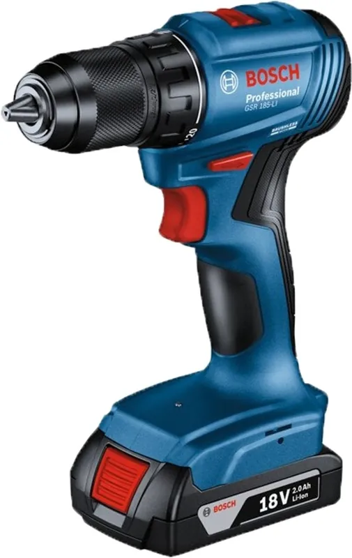 BOSCH GSR 185-Li Aku vrtací šroubovák 18 V; 2x 2,0Ah Ihned K Objednání