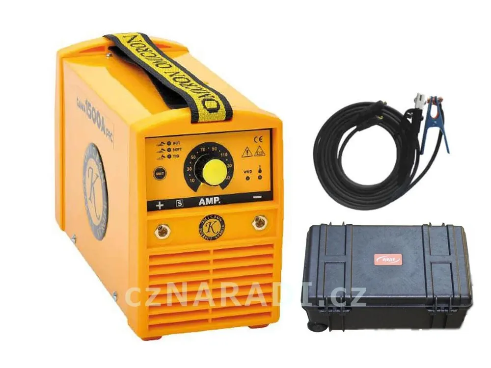 GAMA 1500A PFC + kabely 25/3m + kufr HD, záruka 3+2 roky Časově Omezené