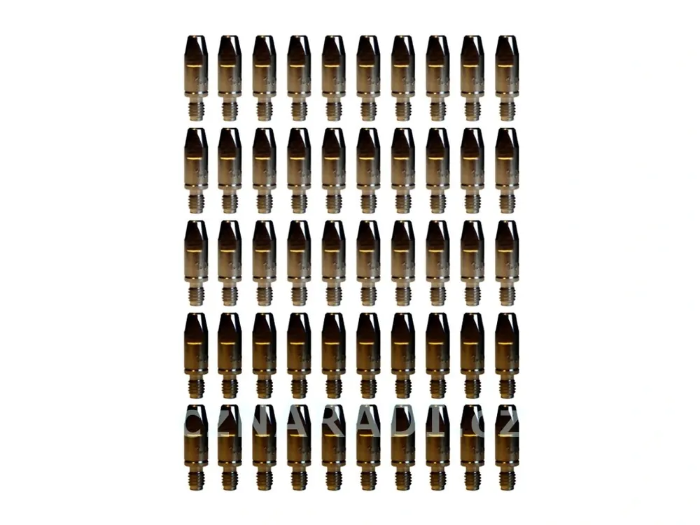 Tryska M6x1,0x28mm CuCrZr zesílená poniklovaná/ 50 kusů Aktuální