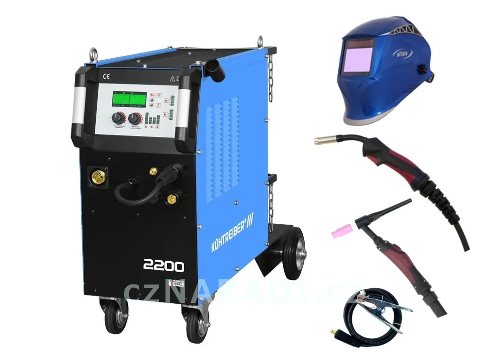 KITin 2200 Multi MIG Synergic V2 + MIG a TIG hořák + kukla Aktuální